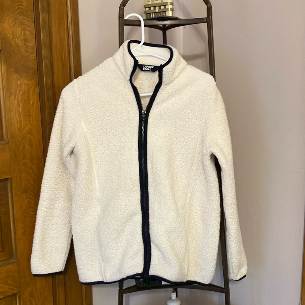 Lands End Sherpa zip up